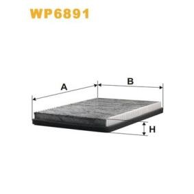 Compre Filtro, ar do habitáculo da WIX FILTERS WP6891 a um preço baixo por 22,92 €