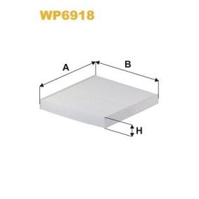 Achetez des Filtre d'habitacle WIX FILTERS WP6918 à prix pour 27,56 €