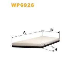 Köp Kupéfilter av WIX FILTERS WP6926 till det låga priset 144,22 kr