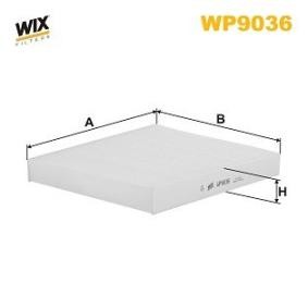 Compre Filtro, ar do habitáculo da WIX FILTERS WP9036 a um preço baixo por 18,64 €
