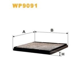 Kjøp Kupefilter av WIX FILTERS WP9091 til den lave prisen 340,48 NOK