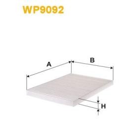 Comprar Filtro de habitáculo de WIX FILTERS WP9092 a bajo precio de 50,31 €