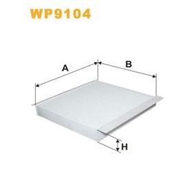 Compre Filtro, ar do habitáculo da WIX FILTERS WP9104 a um preço baixo por 18,64 €