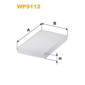 Köp Kupéfilter av WIX FILTERS WP9112 till det låga priset 224,00 kr