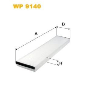 Köp Kupéfilter av WIX FILTERS WP9140 till det låga priset 278,92 kr
