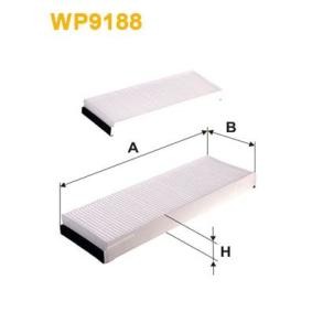 Köp Kupéfilter av WIX FILTERS WP9188 till det låga priset 358,42 kr