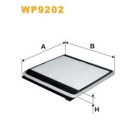 Compre Filtro, ar do habitáculo da WIX FILTERS WP9202 a um preço baixo por 22,23 €