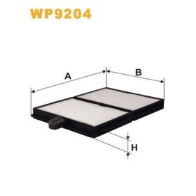 Achetez des Filtre d'habitacle WIX FILTERS WP9204 à prix pour 24,65 €