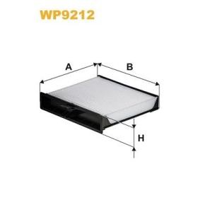 Compre Filtro, ar do habitáculo da WIX FILTERS WP9212 a um preço baixo por 22,32 €