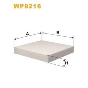 Compre Filtro, ar do habitáculo da WIX FILTERS WP9216 a um preço baixo por 22,64 €