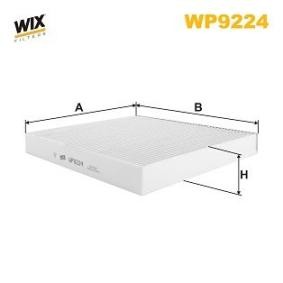 Compre Filtro, ar do habitáculo da WIX FILTERS WP9224 a um preço baixo por 20,48 €