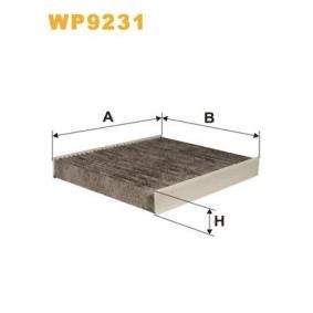 Kjøp Kupefilter av WIX FILTERS WP9231 til den lave prisen 240,93 NOK