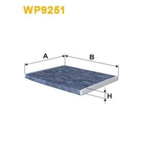 Kjøp Kupefilter av WIX FILTERS WP9251 til den lave prisen 307,85 NOK