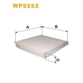 Compre Filtro, ar do habitáculo da WIX FILTERS WP9252 a um preço baixo por 20,48 €