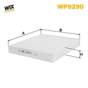 Compre Filtro, ar do habitáculo da WIX FILTERS WP9290 a um preço baixo por 25,38 €