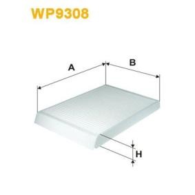 Achetez des Filtre d'habitacle WIX FILTERS WP9308 à prix pour 31,44 €