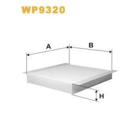 Compre Filtro, ar do habitáculo da WIX FILTERS WP9320 a um preço baixo por 16,83 €