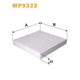Köp Kupéfilter av WIX FILTERS WP9322 till det låga priset 489,75 kr