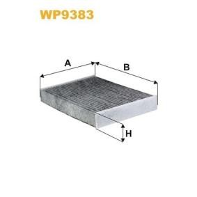 Achetez des Filtre d'habitacle WIX FILTERS WP9383 à prix pour 34,07 €