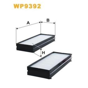 Köp Kupéfilter av WIX FILTERS WP9392 till det låga priset 458,81 kr