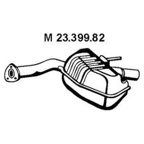 Mittelschalldämpfer MS-318EBER