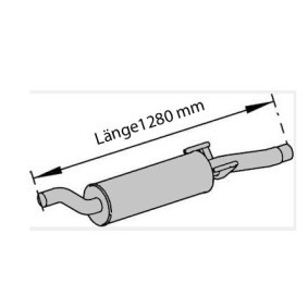 Mittelschalldämpfer MS-450
