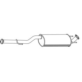 Mittelschalldämpfer TS-304