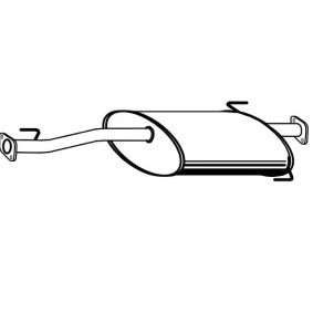 Mittelschalldämpfer TS-352