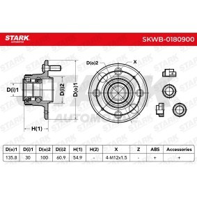 Radlagersatz von STARK SKWB-0180900