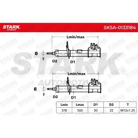 Comprar Amortiguador de STARK SKSA-0133184 a bajo precio de 48,40 €