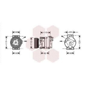 Acquista Compressore aria condizionata da VAN WEZEL 0100K019 a buon mercato per soli 840,41 €