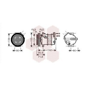Acquista Compressore aria condizionata da VAN WEZEL 0100K107 a buon mercato per soli 621,64 €