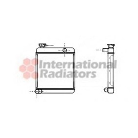 Achetez des Radiateur du moteur VAN WEZEL 02002012 à prix pour 202,36 €
