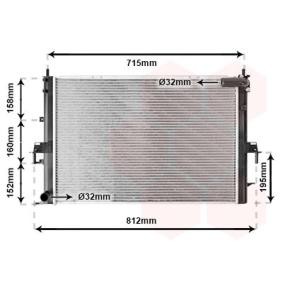 Achetez des Radiateur du moteur VAN WEZEL 02002152 à prix pour 159,86 €
