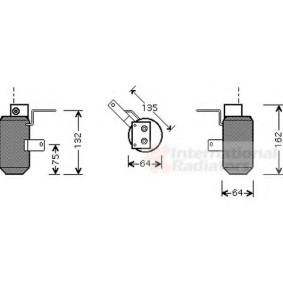 Achetez des Filtre déshydratant, climatisation VAN WEZEL 0200D158 à prix pour 219,07 €