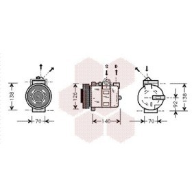 Acquista Compressore aria condizionata da VAN WEZEL 0200K038 a buon mercato per soli 734,90 €