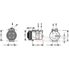Acquista Compressore aria condizionata da VAN WEZEL 0200K056 a buon mercato per soli 836,82 €