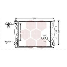 Acquista Radiatore motore da VAN WEZEL 03002204 a buon mercato per soli 158,17 €
