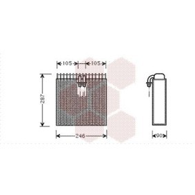 Verdampfer, Klimaanlage 0300V031