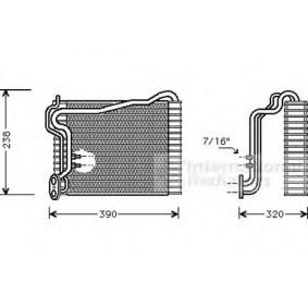 Verdampfer, Klimaanlage 0300V145