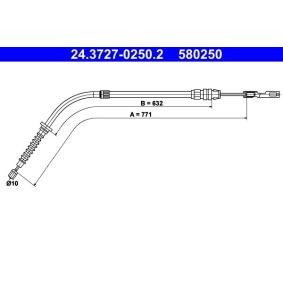 Handbremsseil 24.3727-0250.2