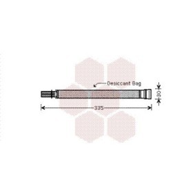 Achetez des Filtre déshydratant, climatisation VAN WEZEL 0600D297 à prix pour 23,45 €