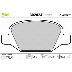 Achetez des Plaquettes de frein VALEO 302024 à prix pour 19,15 €