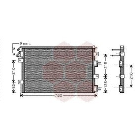 Klimakondensator 07005078 von VAN WEZEL günstig für 288,25 € online kaufen