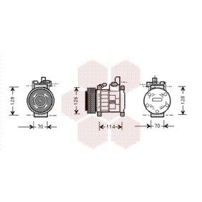 Acquista Compressore aria condizionata da VAN WEZEL 0700K062 a buon mercato per soli 554,24 €