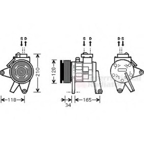 Acquista Compressore aria condizionata da VAN WEZEL 0700K065 a buon mercato per soli 290,15 €