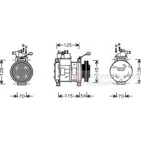 Acquista Compressore aria condizionata da VAN WEZEL 0700K074 a buon mercato per soli 440,90 €
