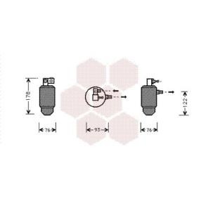 Achetez des Filtre déshydratant, climatisation VAN WEZEL 0900D164 à prix pour 56,51 €