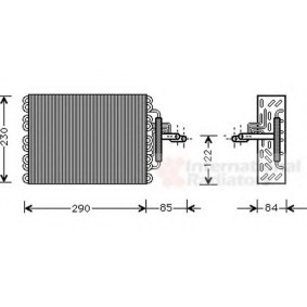Verdampfer, Klimaanlage 0900V016