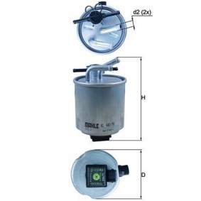 Achetez des Filtre à carburant KNECHT KL 440/36 à prix pour 62,76 €